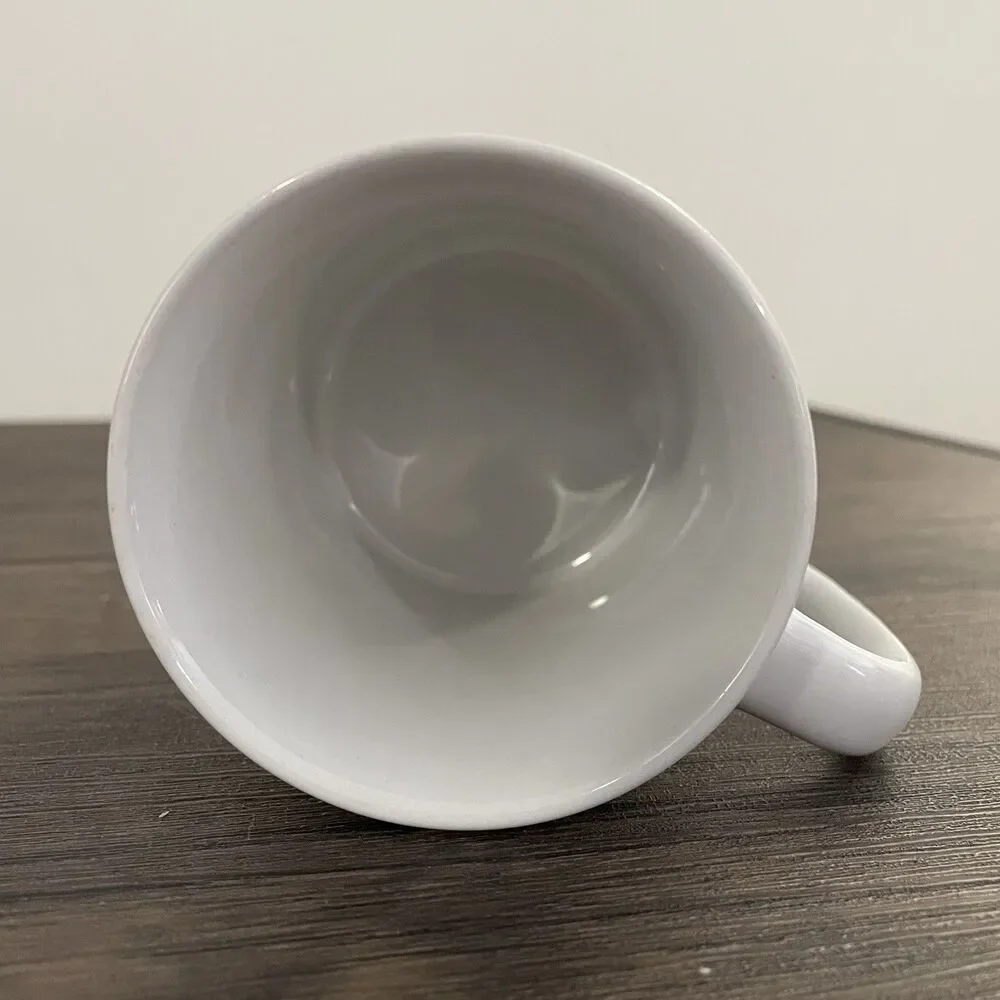 1981 Smurf Coffee Mug Cup BLESS THIS MESS Wallace Berrie Work Job Stress Vintage